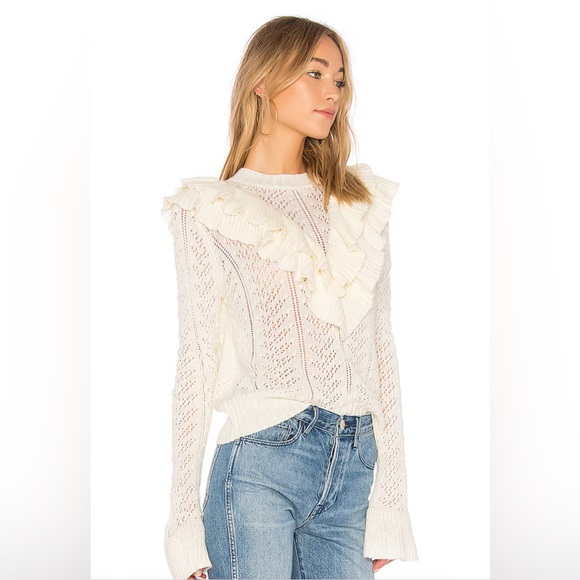 TULAROSA IVORY MANNY SWEATER - Picture 4 of 10